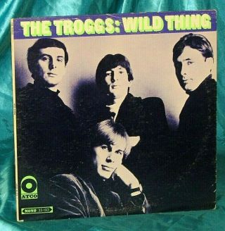 1966 Mono Garage Rock Lp: The Troggs - Wild Thing - Atco 33 - 193