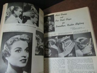Vintage American Hairdresser Beauty Book of Knowledge Beauty Shop 1956 Stylist 2