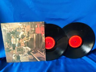 Bob Dylan & The Band 2 Lp Set The Basement Tapes Columbia Gatefold 1975 Vg,