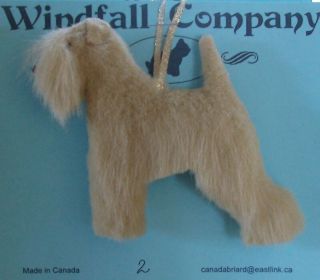 Soft Coated Wheaten Terrier Dog Plush Christmas Canine Ornament 2 By Wc