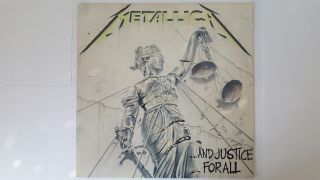 Metallica –.  And Justice For All 1988 Us 9 - Track Dmm Double Vinyl Lp
