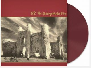 U2 The Unforgettable Fire Red Wine Vinyl Lp - Ltd Hmv Edition -