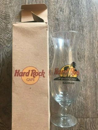 Bahrain Hard Rock Cafe Hurricane Glass