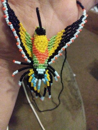 Beaded Hummingbird Hand Made By An Inmate Of The Idihio State Prison