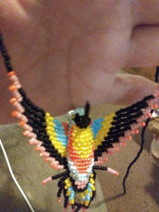 Beaded Hummingbird Hand By An Inmate Of The Idihio State Prison