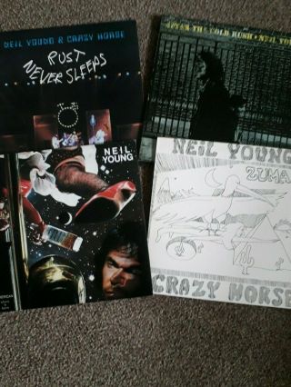 Neil Young Crazy Horse Zuma Vinyl Lp,  Rust Never Sleeps Ex Cond/audio