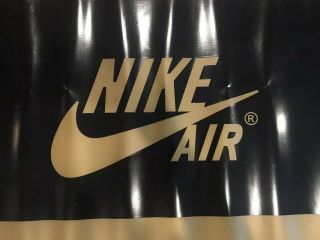 Vintage Nike Air Swoosh Store Display Banner Sign Very Rare 18 Inch By 48 Inch 2