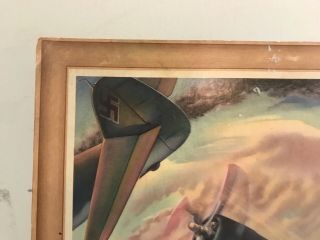 WW II Coca Cola 1943 Grumman Hellcat F6F Fighter Navy Heaslip Litho Signed 4