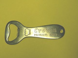 Vintage 1940s Crown Beer Bottle Opener Key Chain Rubsam & Horrmann York City