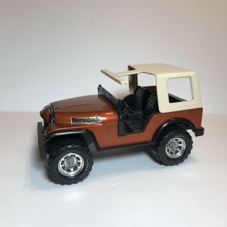 Vintage Tonka Jeep Renegade Pressed Steel Burnt Orange