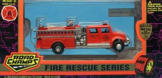 Road Champs 1:64 S Scale Fire Rescue Series Diecast/built Model 6461 - 01