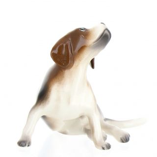 Beagle Pedigree Ceramic Dog Figurine Made in USA by Hagen - Renaker 3