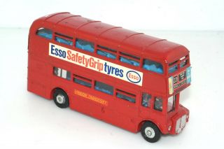Vintage Dinky Toys Routemaster Bus Esso Safety Grip Tyres