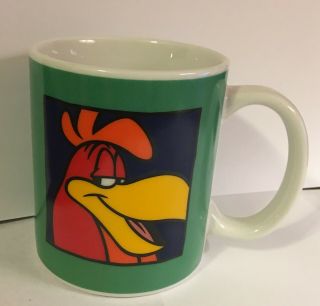 1991 Looney Tunes Foghorn Leghorn Coffee Cup Rooster Mug Warner Bros.