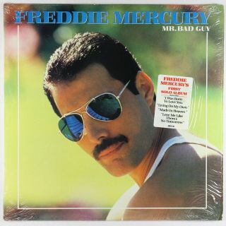 Freddie Mercury - Mr.  Bad Guy Lp - Columbia Vg,  Shrink