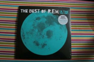 In Time 1988 - 2003 Best Of Rem R.  E.  M 2lp Ltd Blue Vinyl Hmv Exclusive S/s M/m