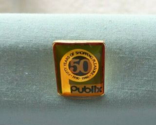 Publix 50 Years Of Shopping Pleasure Pin