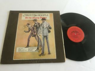 Mott The Hoople All The Young Dudes Rock Record Lp Vinyl Album