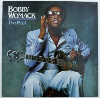 Bobby Womack ‎– The Poet 12 " Vinyl Album 1981 Japanese Promo,  Insert Vip - 6832