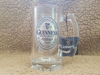 GUINNESS Extra Stout Beer Glass Mug,  St.  James ' s Gate Dublin Ireland Pewter 2