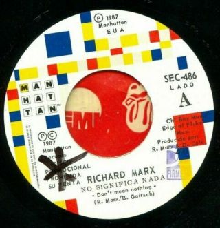 Richard Marx 2 Promo 7 " Singles " Don 
