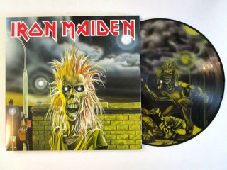 Iron Maiden Self Titled Lp Rare U.  S.  2012 Picture Disc Paul Di 