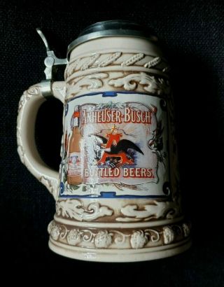 Anheuser - Busch Bottled Beers - Vintage Stein First Edition No 0277 Of 5,  000
