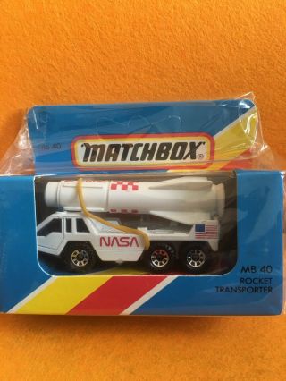 Matchbox Lesney Mb40 Rocket Transporter.  In Pack