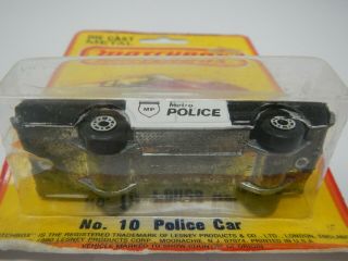 Matchbox SuperFast Police Car No.  10 (2) 3