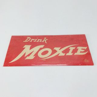 Vintage The Moxie Company Drink Moxie Soda Paper Poster Ad 5 " X 10.  5 "