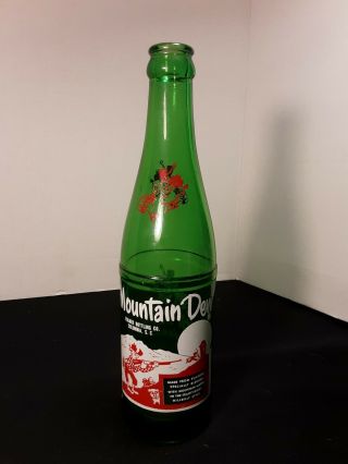 Rare Vintage Mountain Dew Bottle Fulmer Bottling Co.  Columbia Sc Red Hillbilly