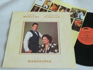 Freddie Mercury Montserrat Barcelona Lp Made In Brazil 1st Pressing 1988 Queen