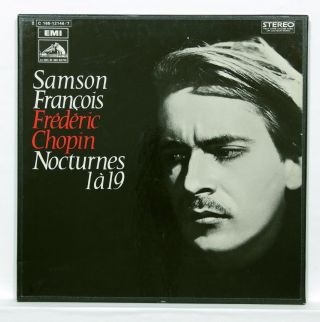 Samson Francois - Chopin Nocturnes Nos.  1 - 19 Emi 2xlps Box Ex,