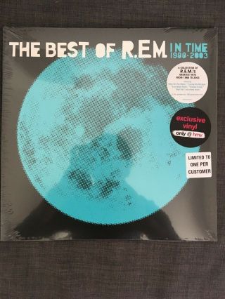 Rem - The Best Of R.  E.  M.  - Hmv Blue Vinyl Limited 2lp In Hand