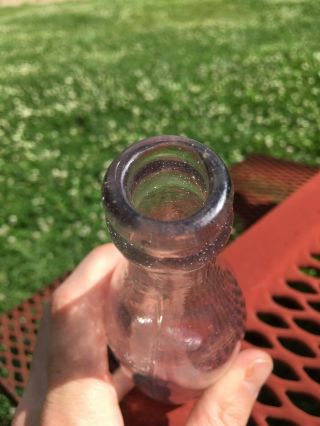 Gadsden Alabama Bottling Circle Slug Bottle Ala AL Embossed Bubbles Rare 4