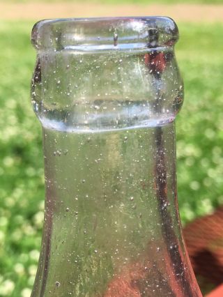 Gadsden Alabama Bottling Circle Slug Bottle Ala AL Embossed Bubbles Rare 5