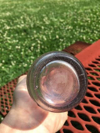 Gadsden Alabama Bottling Circle Slug Bottle Ala AL Embossed Bubbles Rare 6