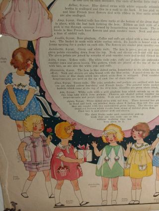 Vintage Little Tots ' Party Frocks Gay With Embroidery Fashion Print Ad 4