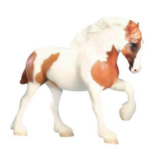 Breyer 1628 Chestnut Pinto Spotted Draft Horse Paddock Pal Scale Toy Model - Nip