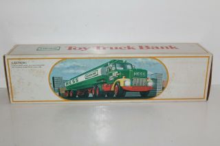 1984 Hess Toy Tanker Bank Truck w/ Inserts Card Lights 8