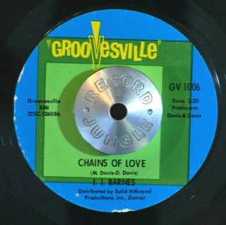 Northern Soul 45 - J.  J.  Barnes - Chains Of Love /baby Please Come Back Vg,  Hear