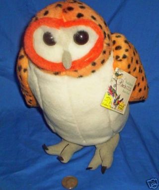 Audubon Wild Republic Barn Owl Song Bird 11 " With Sound Nwt