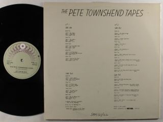 PETER TOWNSHEND The Pete Townshend Tapes MULTI MEDIA 2XLP VG,  uk promo 2