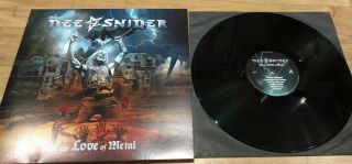Dee Snider For The Love Of Metal 180g Vinyl Lp Gatefold Sleeve Exclusive Dload.