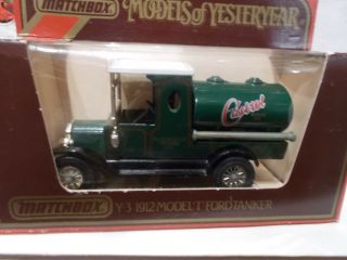 MATCHBOX MODELS OF YESTERYEAR Y3 - 4 1912 FORD MODEL T TANKER CASTROL ISSUE 8 5