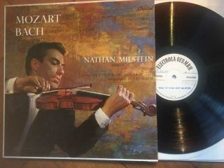 Nathan Milstein Violin 1ed Usa/ger Electrola 8362 M - Lp Archive 1958 White Promo