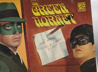 Rare Tv Lp Official Adventures Of The Green Hornet,  Van Williams And Bruce Lee