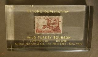 Wild Turkey Bourbon Encased Stamp