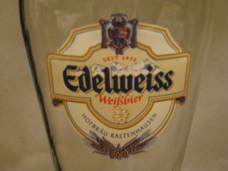 EDELWEISS WEIBBIER 1/2 PINT PILSNER BEER GLASSES 2