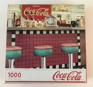 Springbok Puzzle 1000 Piece Coca Cola Soda Shop Jigsaw Puzzle